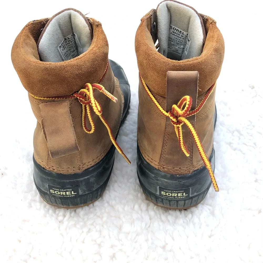 Sorel Leather Duck Boots Mens Sz 8